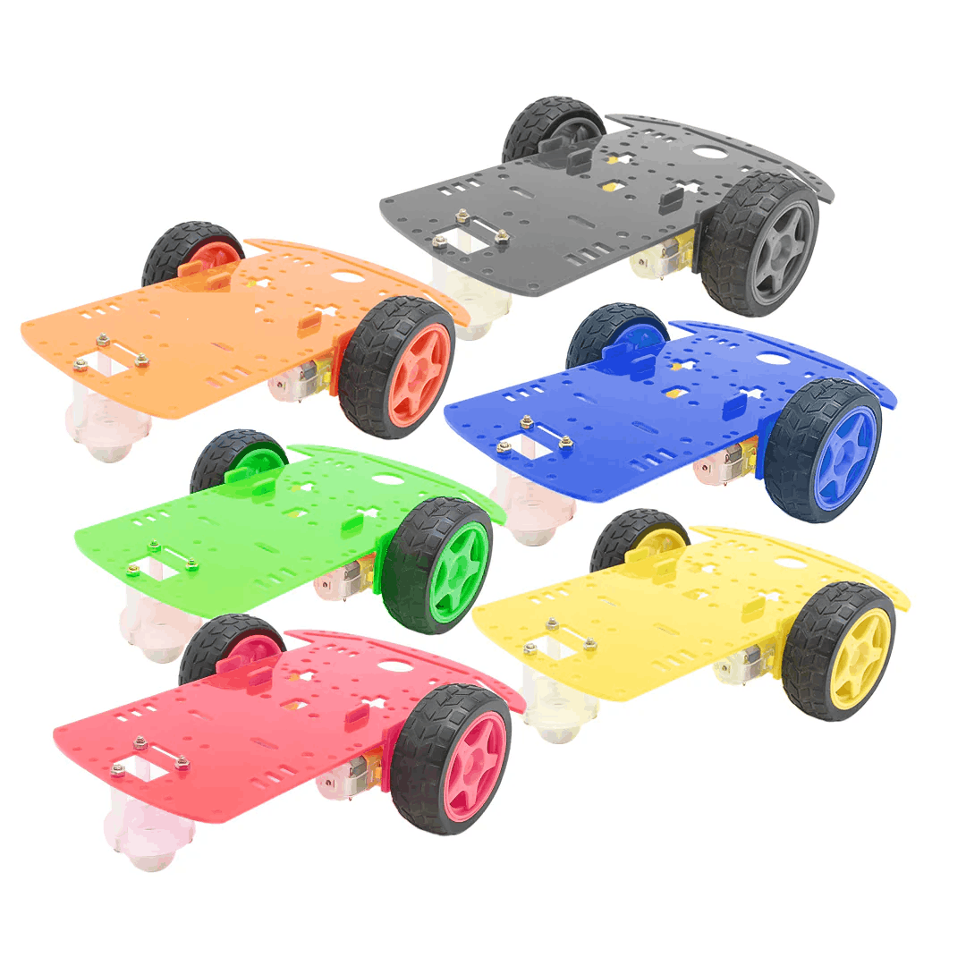 2WD Smart Robotic Car with Acrylic Chassis